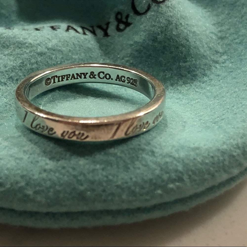 Tiffany&Co. I love you ring. Size 7